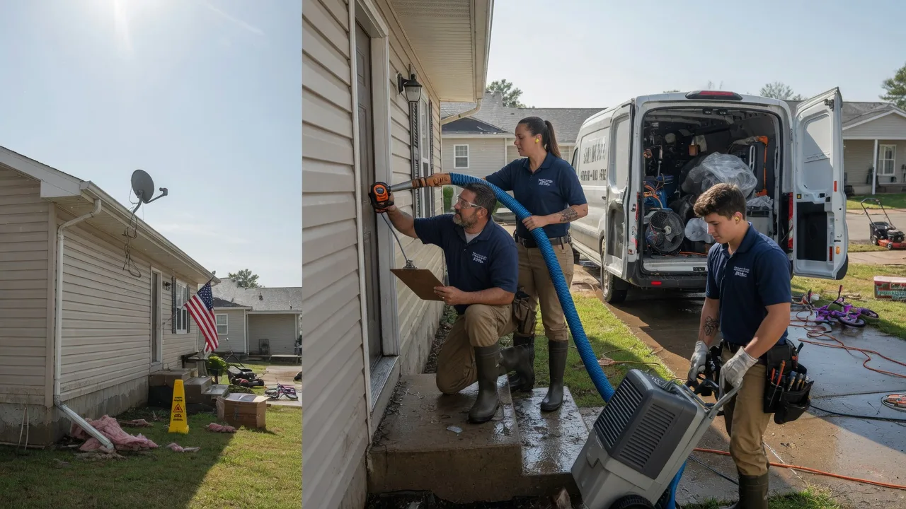 Ceiling Water Damage Restoration in Long Lake, WI near me